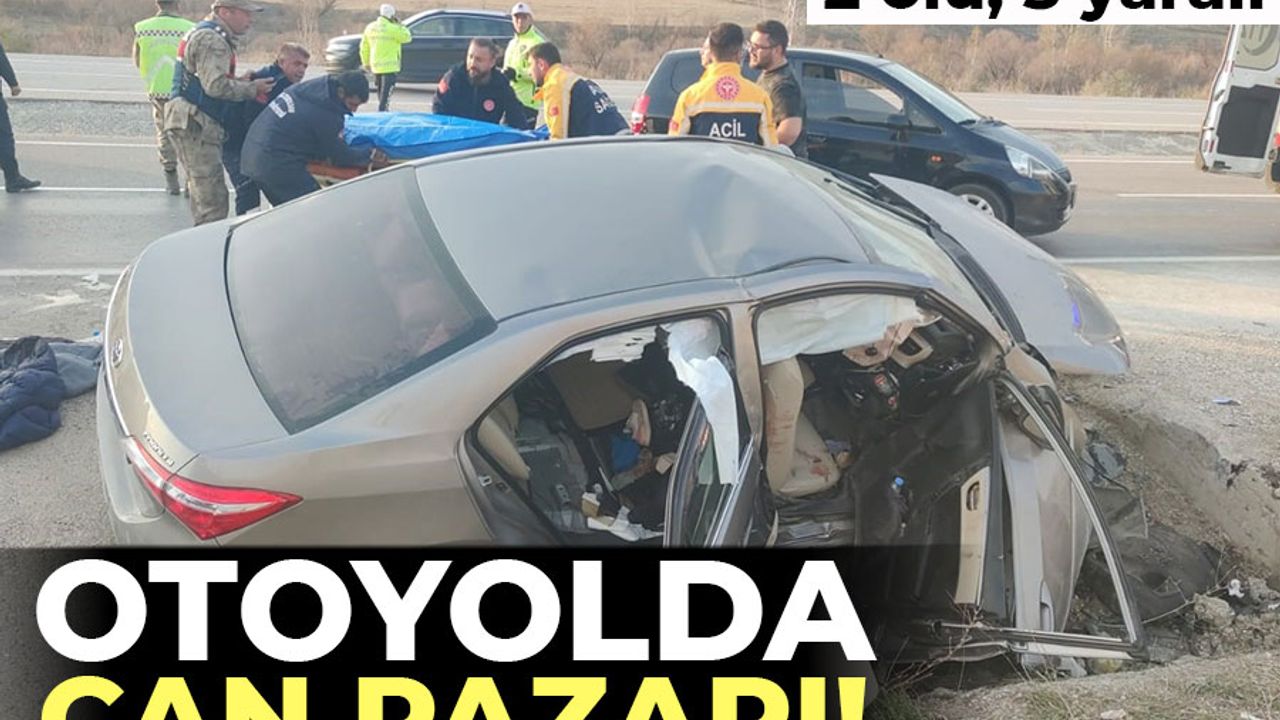 Feci kaza! 2 ölü, 3 yaralı