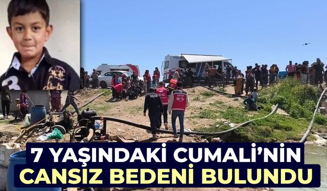 7 yaşındaki Cumali'nin cansız bedeni bulundu