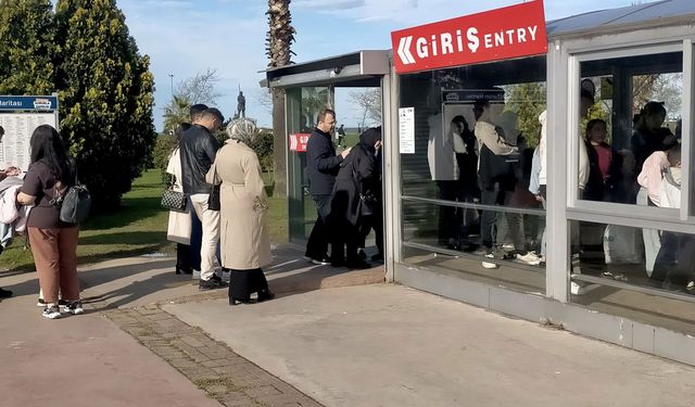YENİLENEN TELEFERİĞE TATİLDE YOĞUN İLGİ