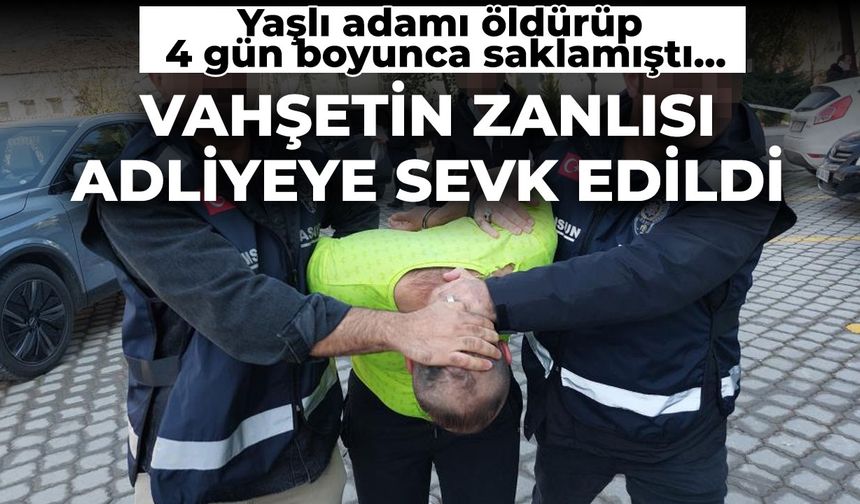 Samsun'daki vahşetin zanlısı adliyeye sevk edildi