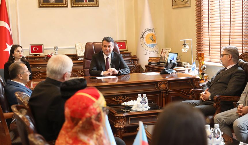 TÜRK DÜNYASI’NDAN BAŞKAN DOĞAN’A ZİYARET