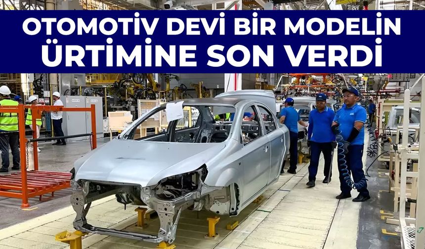 Otomotiv devi bir modelin üretimine son verdi
