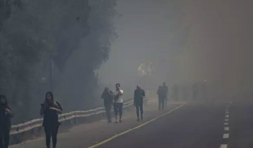 İsrail’de Yangın Felaketi: 10 Yerleşim Yeri Tahliye Edildi, 5 Ülkeden Uluslararası Yardım Talebi